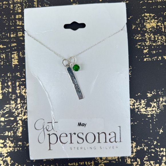 get personal Jewelry - NWT Get Personal May Birthstone Necklace